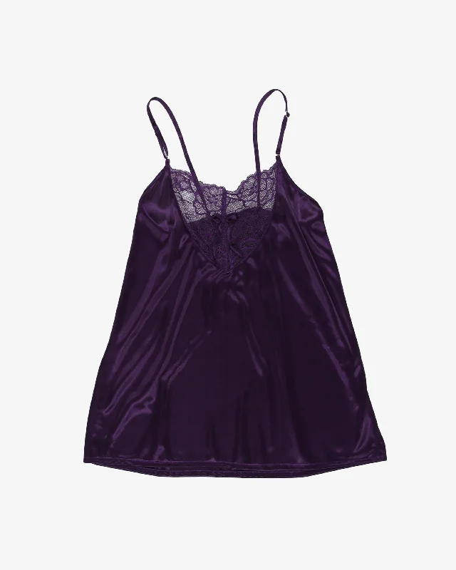 1980's purple camisole - XS