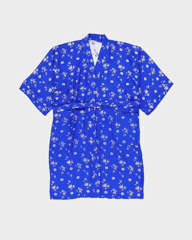 Electric blue and silver robe - S / M