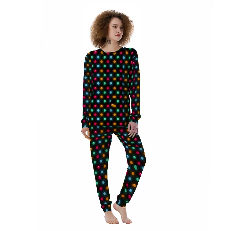 Polka Dot Light Print Women's Pajamas