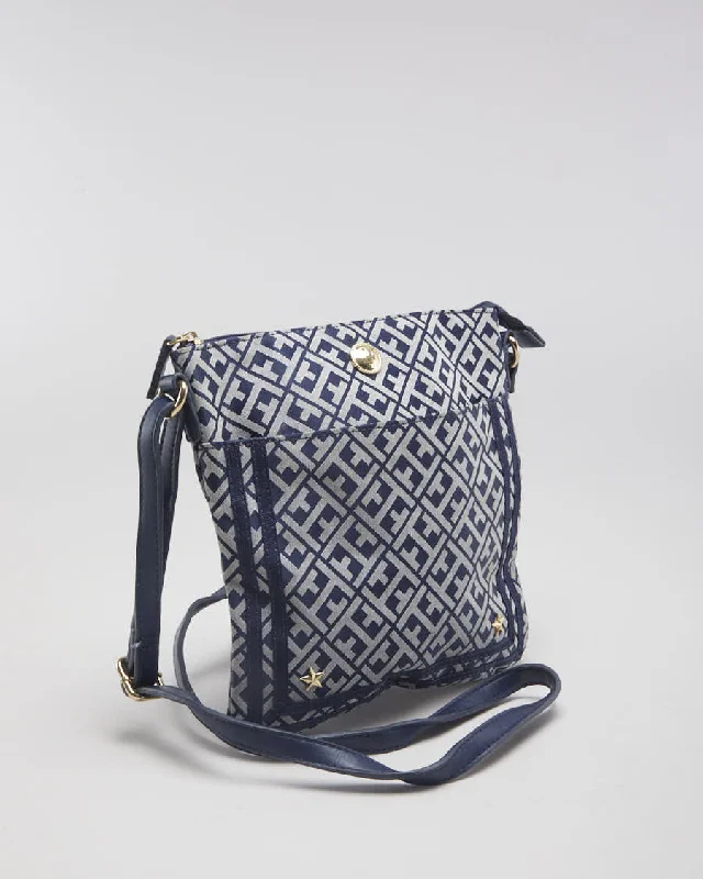 Tommy Hilfiger Monogram Print Crossbody Bag - O/S