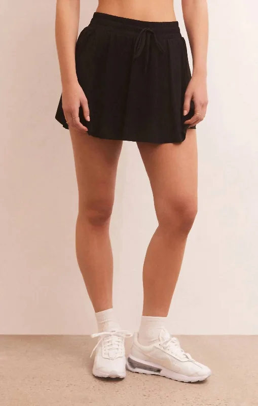 Match Point Skirt In Black