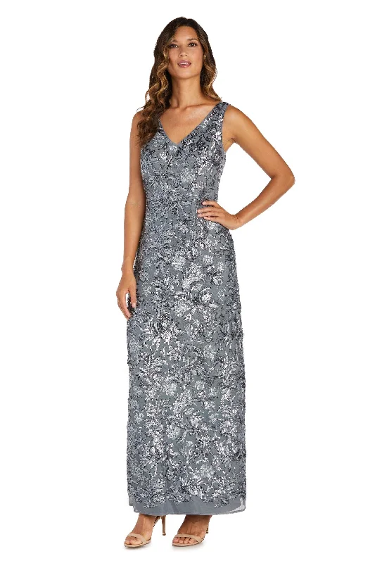 R&M Richards 9171P Long Formal Petite Dress