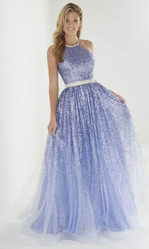 Christina Wu Prom Exclusive - 46260 Halter Ombre Sequin Gown