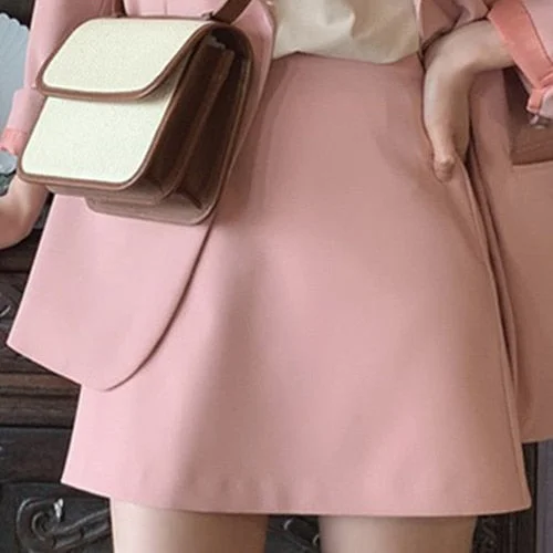 Pink skirt